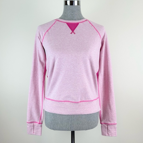 Lululemon Voyage Crew Neck Pullover Sweatshirt Pink - Picture 1 of 7